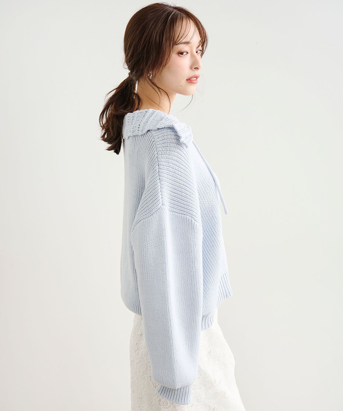 COCO DEAL「ビッグカラースキッパーニット」|ニット・セーター|