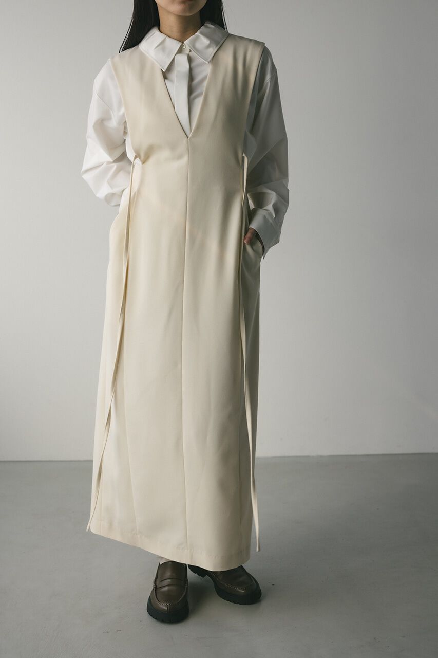 STYLEMIXER「バックリボンジャンパーワンピース」|ワンピース|