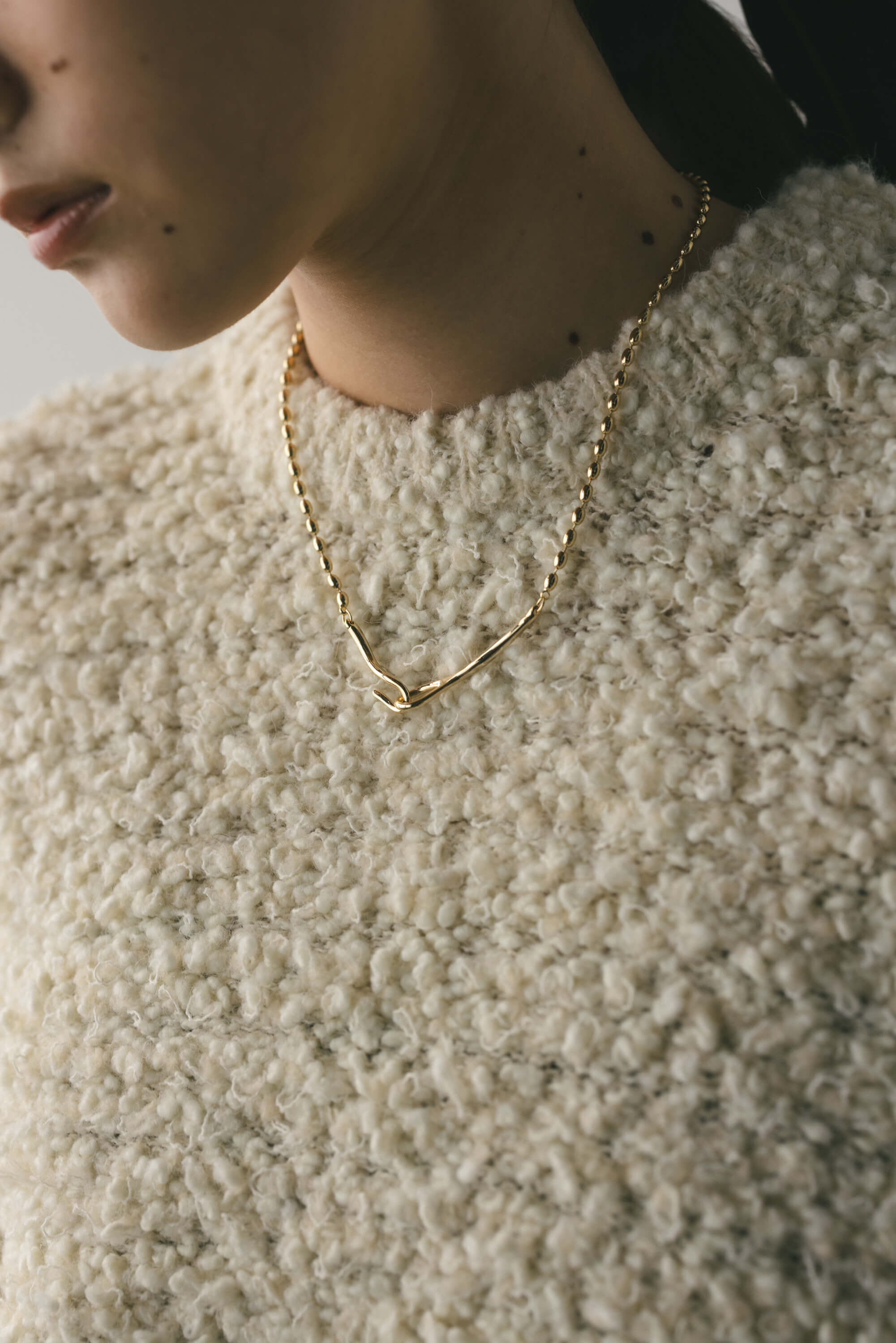 STYLEMIXER「2WAYフックチェーンネックレス」|ネックレス|GLD