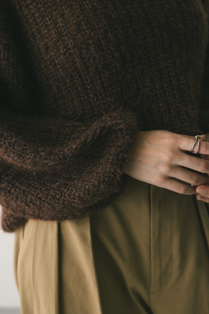 STYLEMIXER「ミックスヘアリーボリュームニット」|ニット・セーター|