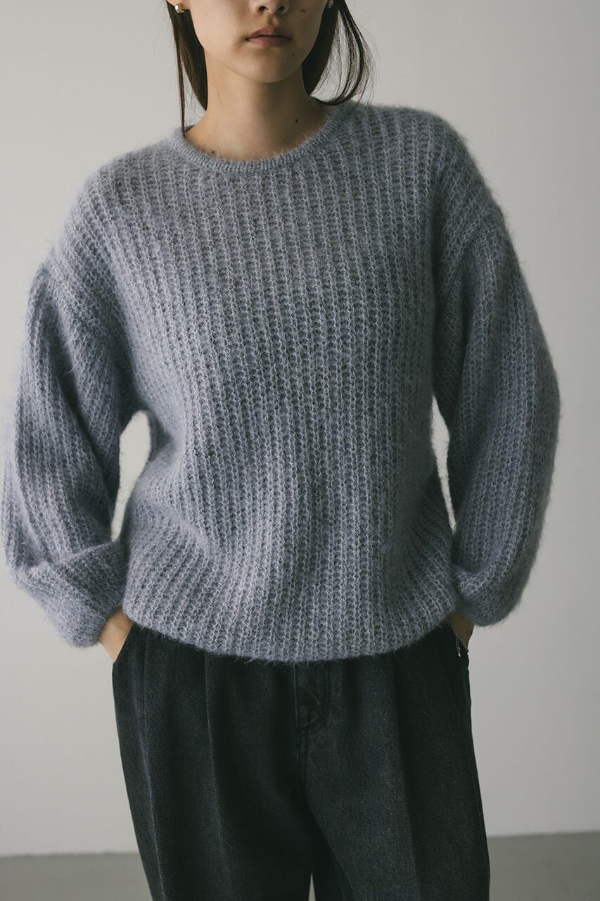 STYLEMIXER「ミックスヘアリーボリュームニット」|ニット・セーター|