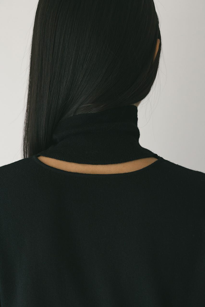 STYLEMIXER「2WAYウォッシャブルハイネックオープンニット」|ニット・セーター|