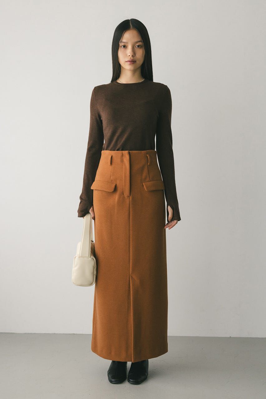 STYLEMIXER「フロントポケットナロースカート」|スカート|