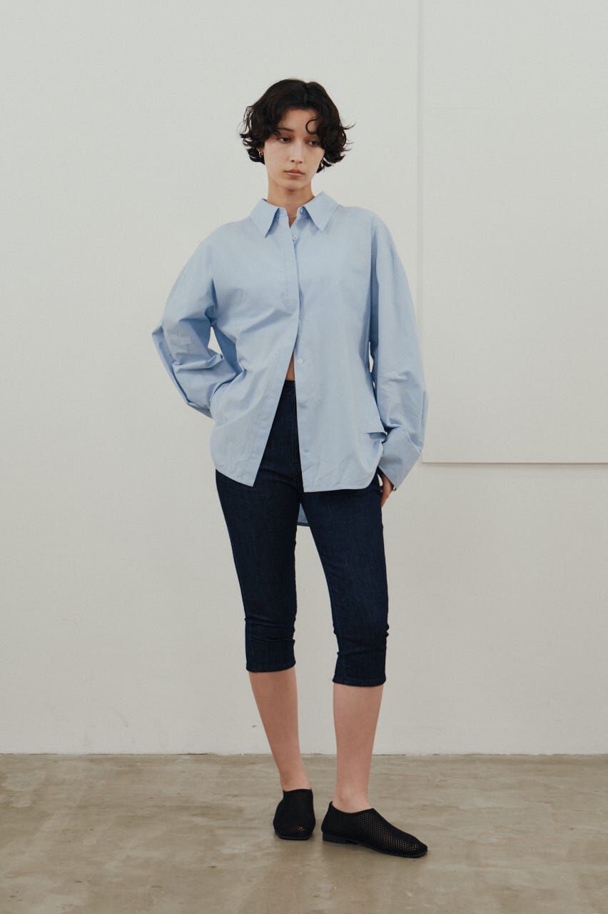 STYLEMIXER「ストレッチデニムカプリパンツ」|デニム|