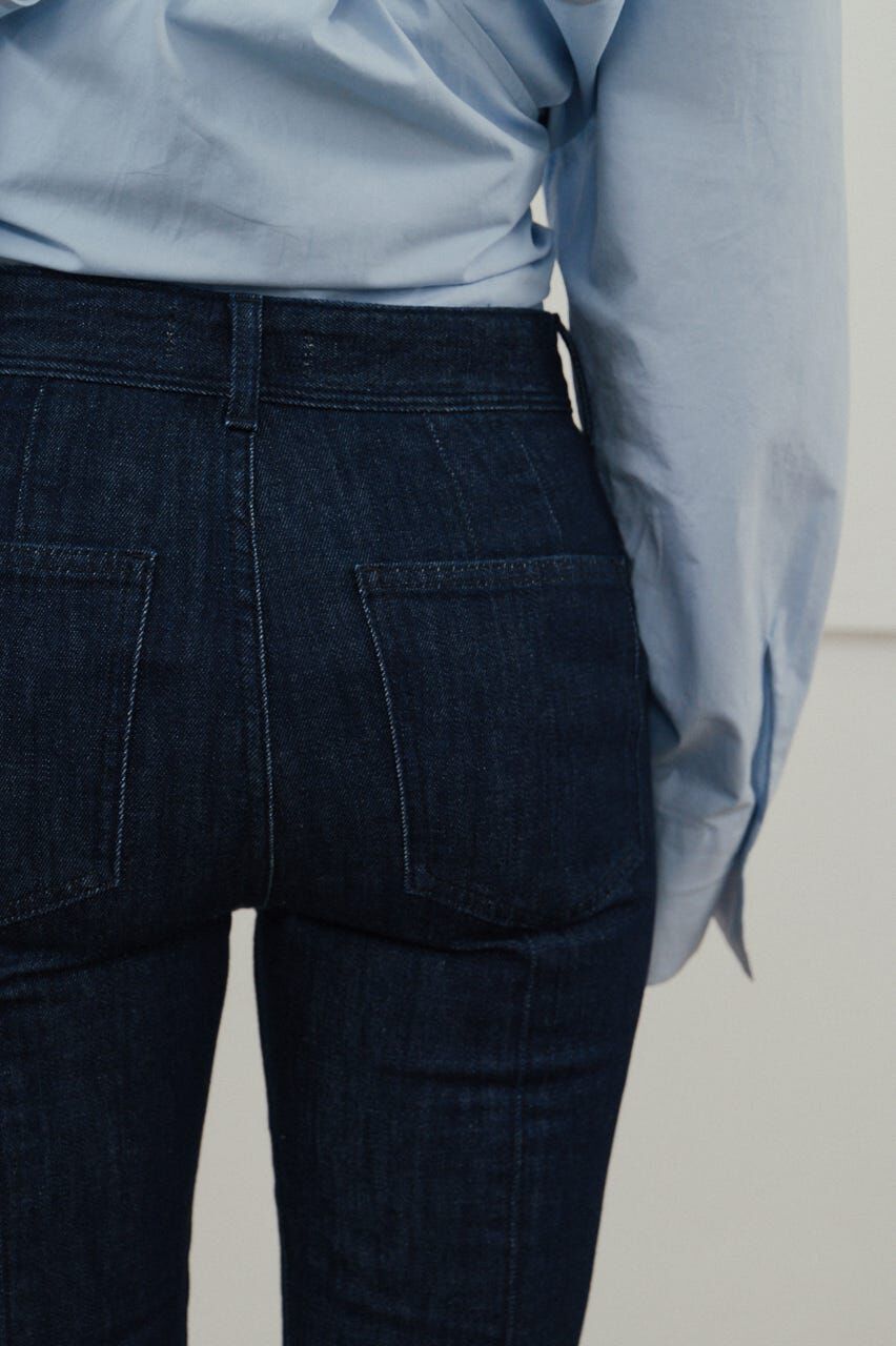 STYLEMIXER「ストレッチデニムカプリパンツ」|デニム|