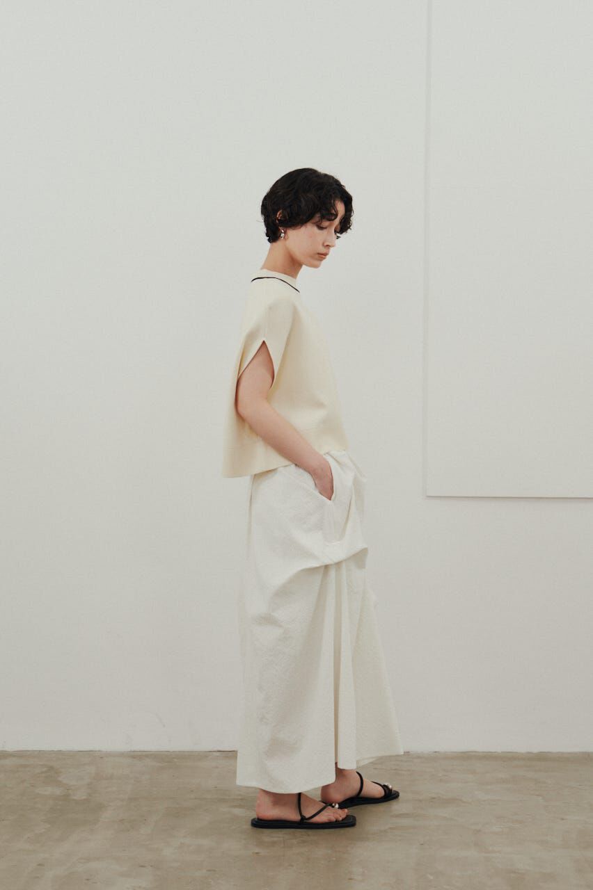 STYLEMIXER「パイピングニットトップ」|ニット・セーター|