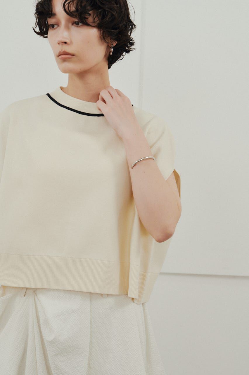 STYLEMIXER「パイピングニットトップ」|ニット・セーター|