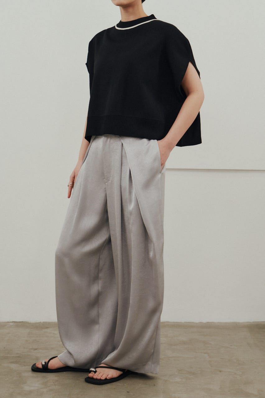 STYLEMIXER「パイピングニットトップ」|ニット・セーター|