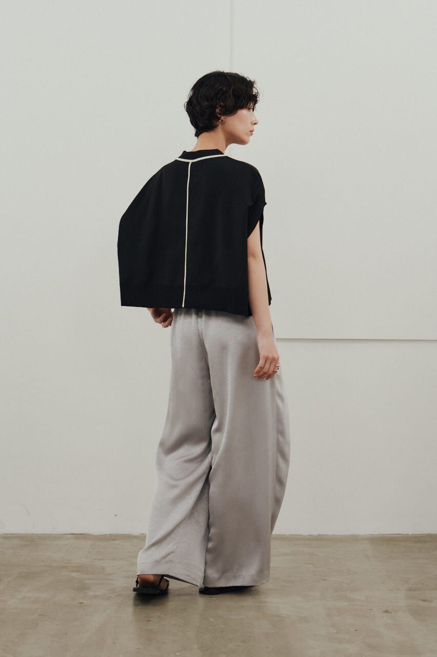 STYLEMIXER「パイピングニットトップ」|ニット・セーター|