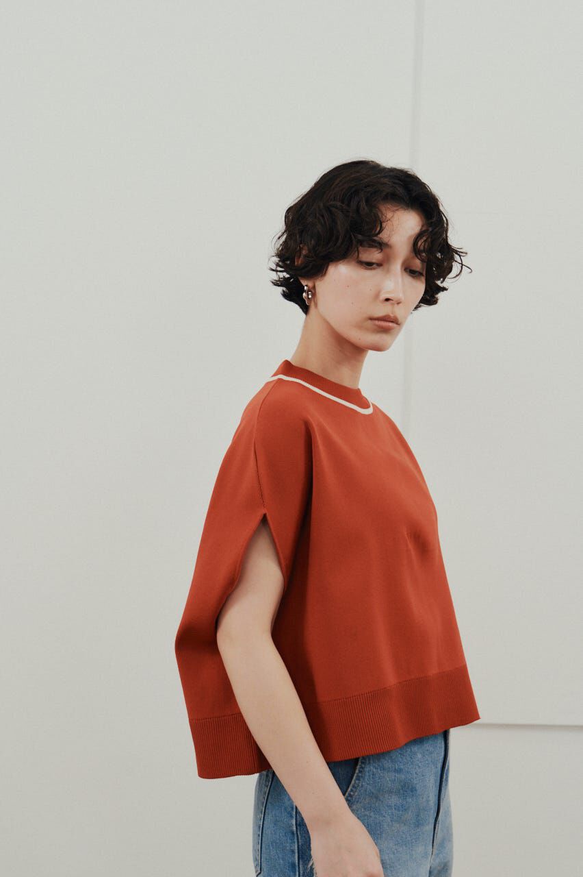 STYLEMIXER「パイピングニットトップ」|ニット・セーター|