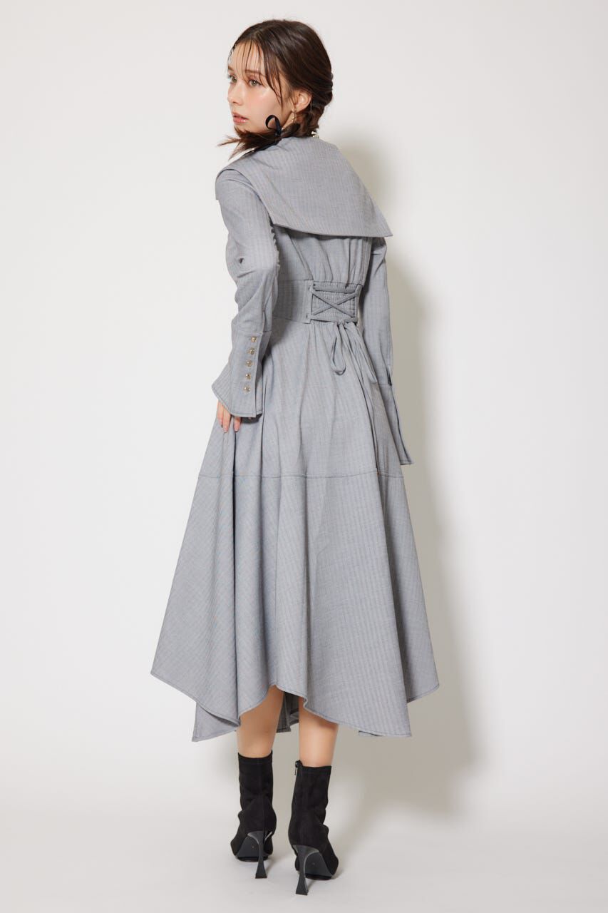 rienda「セーラーディティールフレアワンピース」|ワンピース|