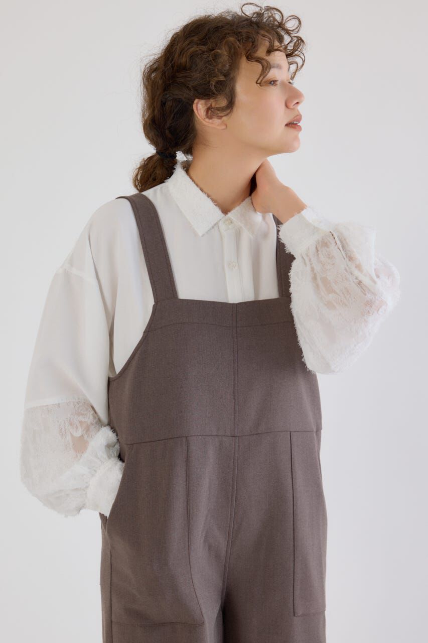 RODEO CROWNS「フリンジジャガード切替シャツ」|シャツ・ブラウス|