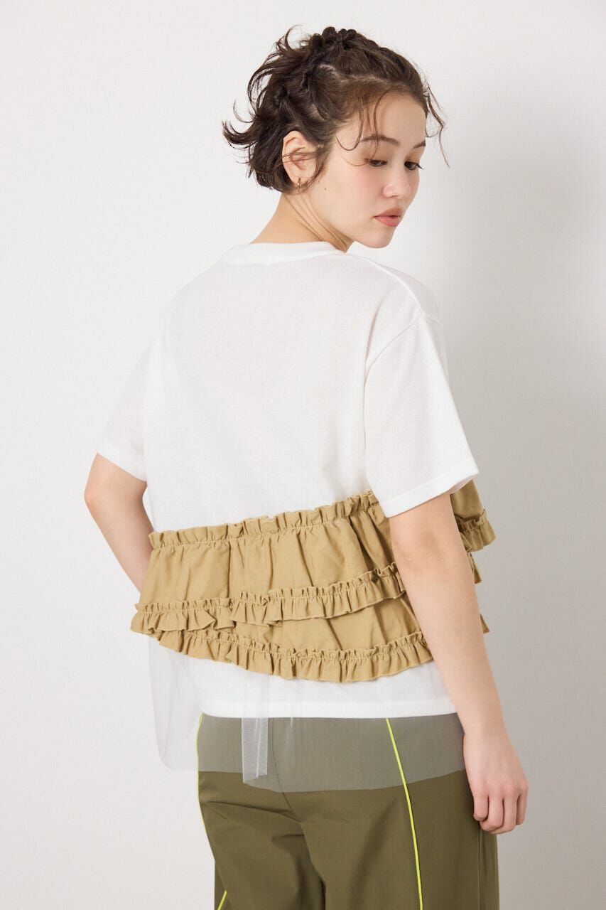 RODEO CROWNS「布帛チュールドッキングトップス」|Tシャツ・カットソー|