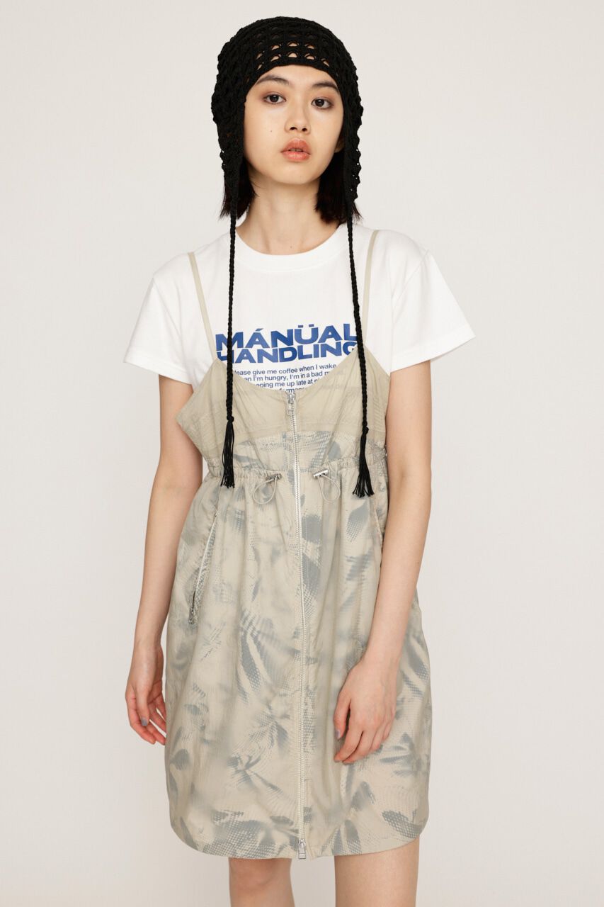 SLY「SHEER CAMI ZIP ドレス」|ワンピース|