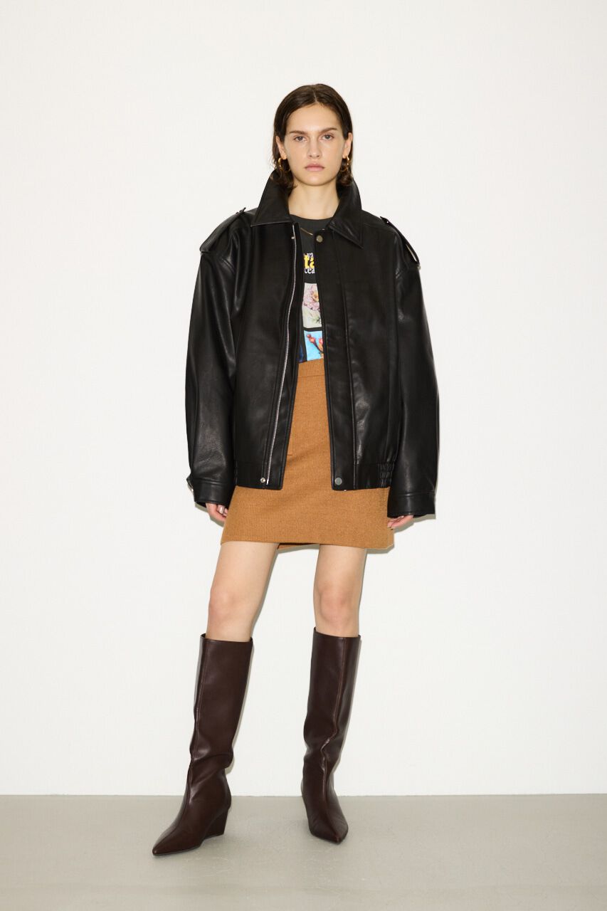 SLY「PAD IN F／LEATHER ジャケット」|その他|