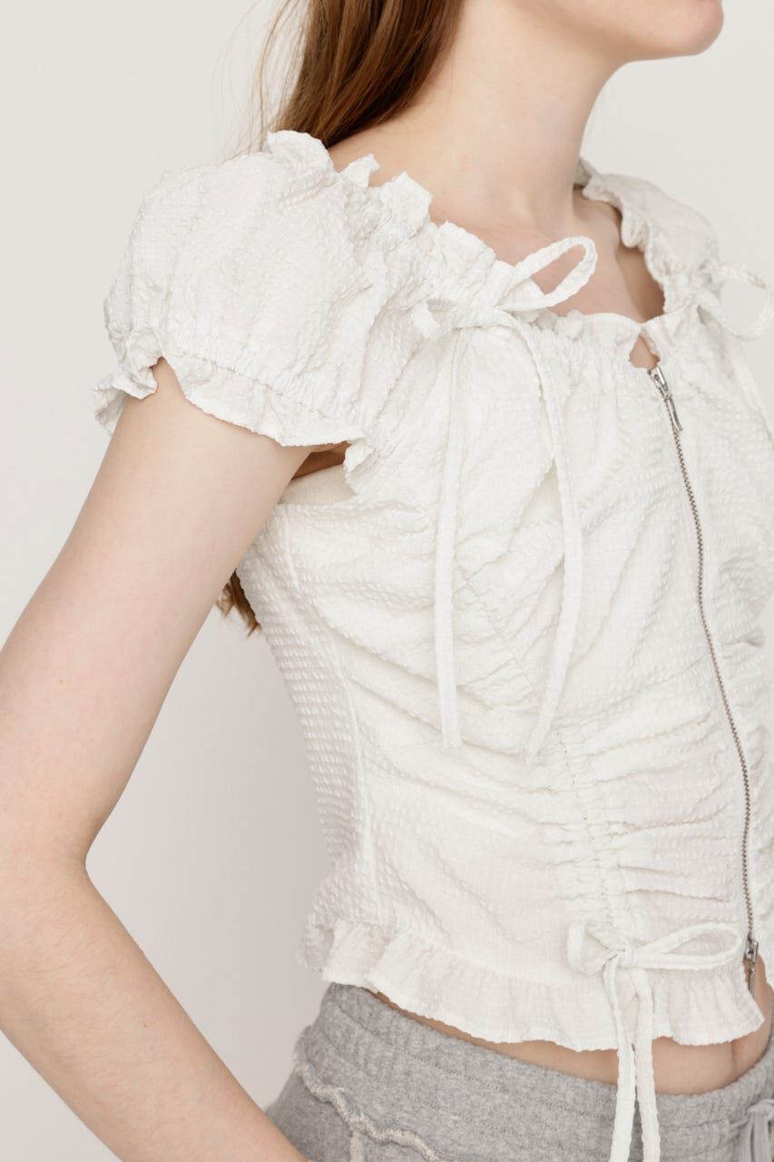 SLY「FRONTZIP 2WAY トップス」|シャツ・ブラウス|