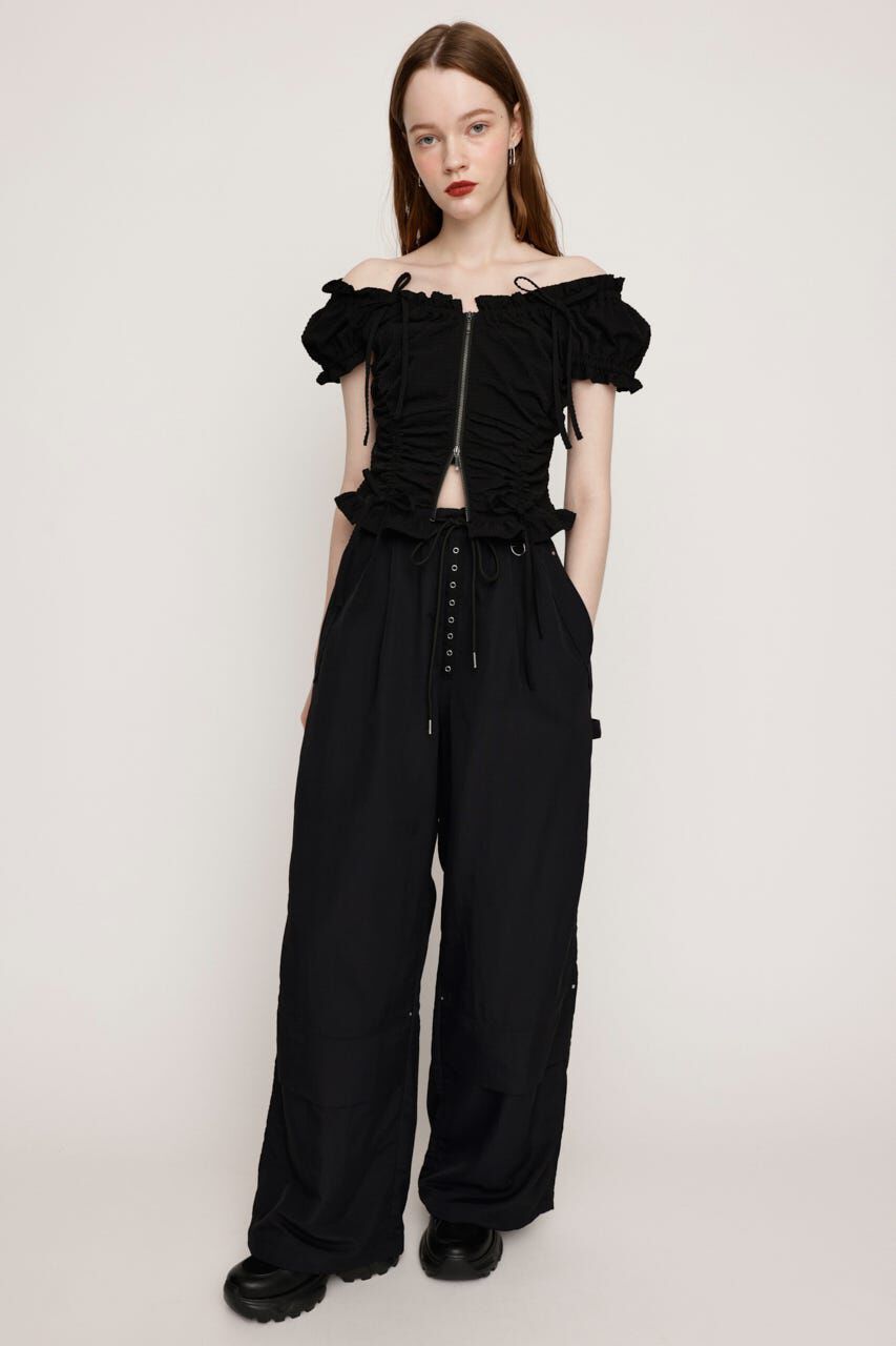 SLY「FRONTZIP 2WAY トップス」|シャツ・ブラウス|