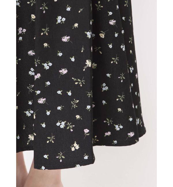 CALNAMUR「TULLE LAYERED FLOWER OP/チュールレイヤードフラワーワンピース」|ワンピース|