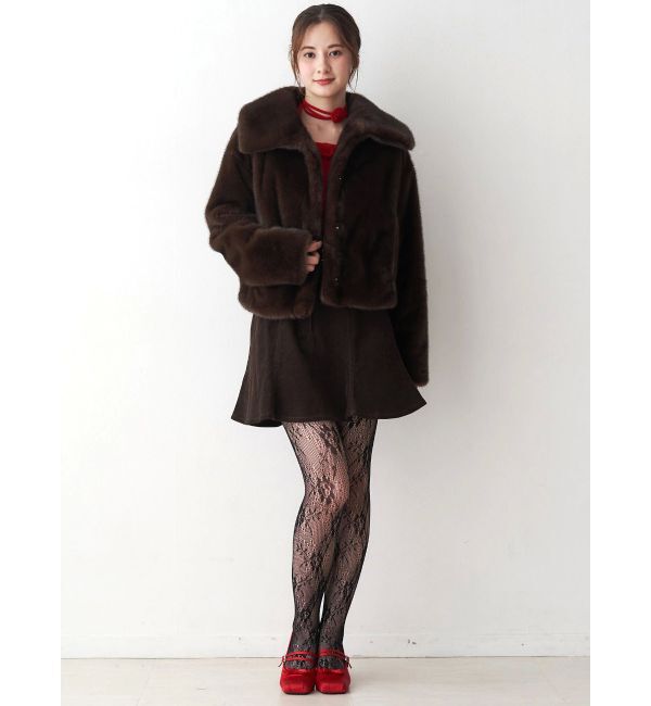 CALNAMUR「フェイクファーブルゾン」|ブルゾン・スタジャン|