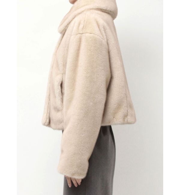 CALNAMUR「フェイクファーブルゾン」|ブルゾン・スタジャン|