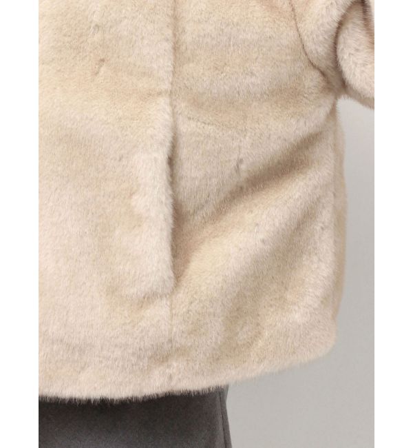 CALNAMUR「フェイクファーブルゾン」|ブルゾン・スタジャン|