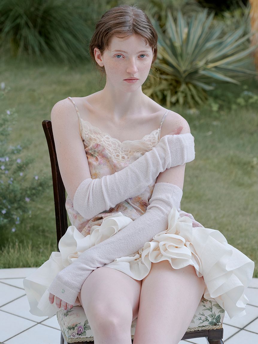 SNIDEL HOME「サテンジャガードチュニック」|ルームウェア|