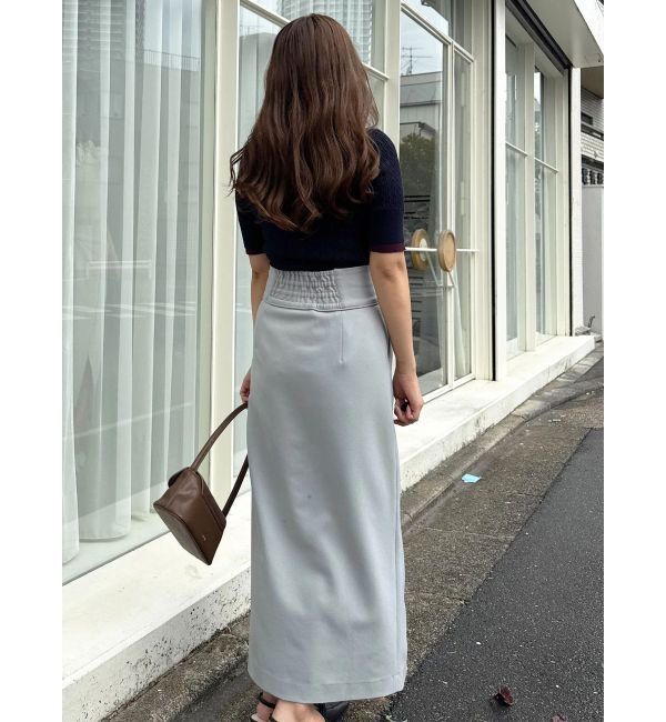 MERCURYDUO「アシメZIPナロースカート」|スカート|
