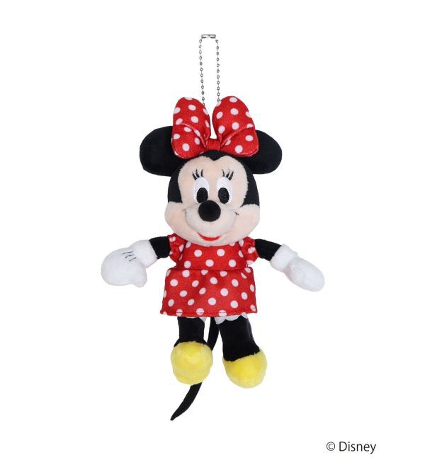 MURUA「ディズニーキャラクター／プチポップ／ボールチェーンマスコット／ミ二ーマウス」|チャーム・キーホルダー|レッド