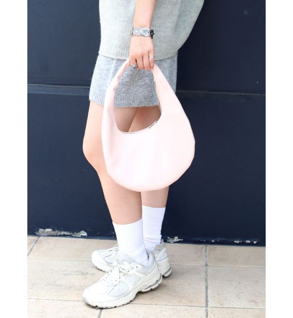 Ungrid「ラウンドデザインハンドバッグ」|その他|ピンク