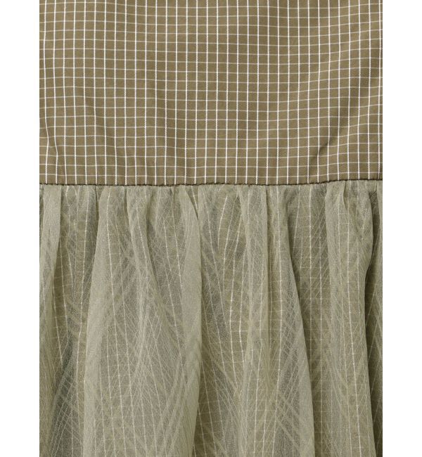 Ungrid「チュールレイヤードキャミワンピース」|ワンピース|