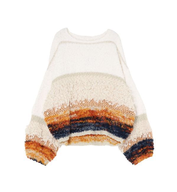 Ungrid「ファンシーヤーンスラブニット」|ニット・セーター|