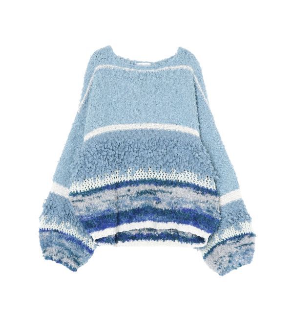 Ungrid「ファンシーヤーンスラブニット」|ニット・セーター|