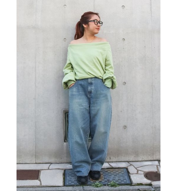 Ungrid「タックオフショルスウェット」|スウェット・ジャージ|