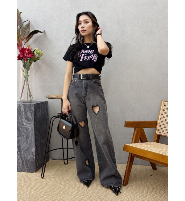 EVRIS「ジャストサイズグラフィックＴシャツ」|Tシャツ・カットソー|