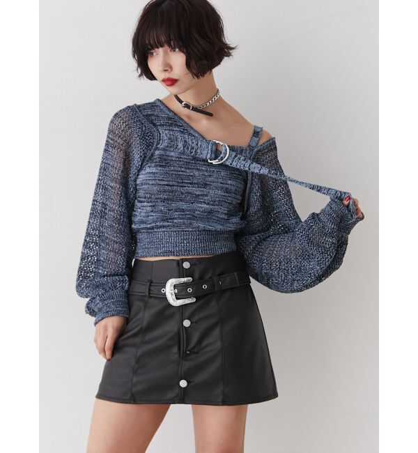 jouetie「メッシュボレロアンサンブル」|カーディガン|