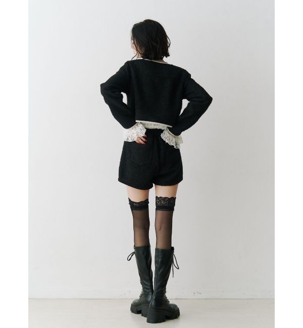 jouetie「コンパクトツイードショーパン【セットアップ対応】」|その他|