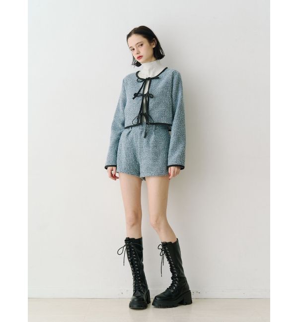 jouetie「コンパクトツイードショーパン【セットアップ対応】」|その他|