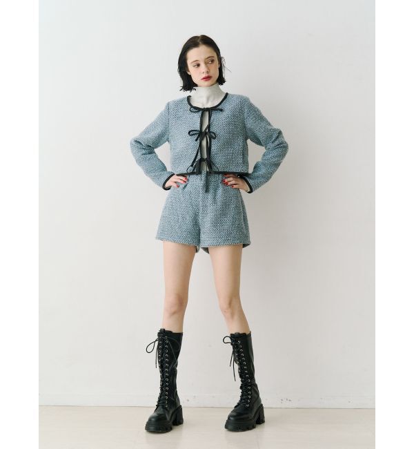 jouetie「コンパクトツイードショーパン【セットアップ対応】」|その他|