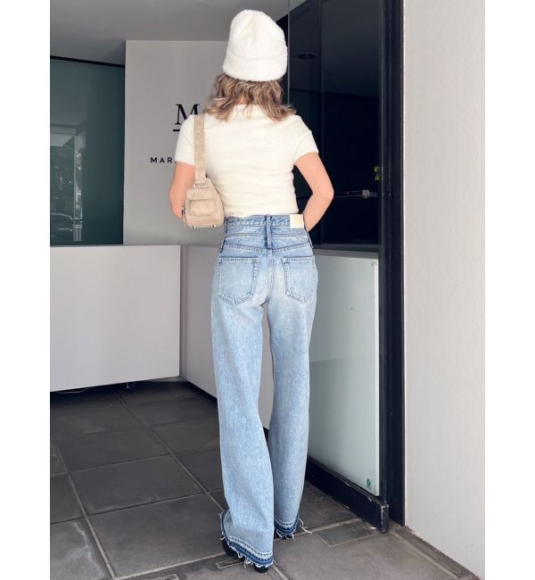 GYDA「シャギーハーフスリーブニットトップス」|ニット・セーター|