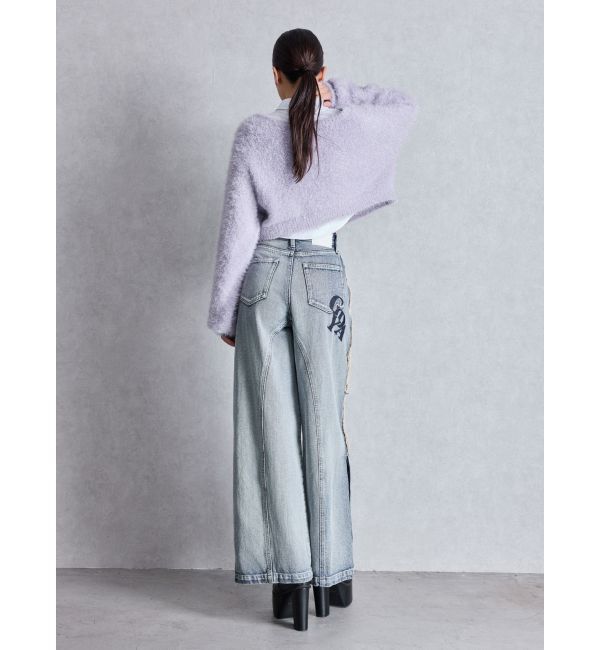 GYDA「ラメシャギーニットカーディガン」|カーディガン|