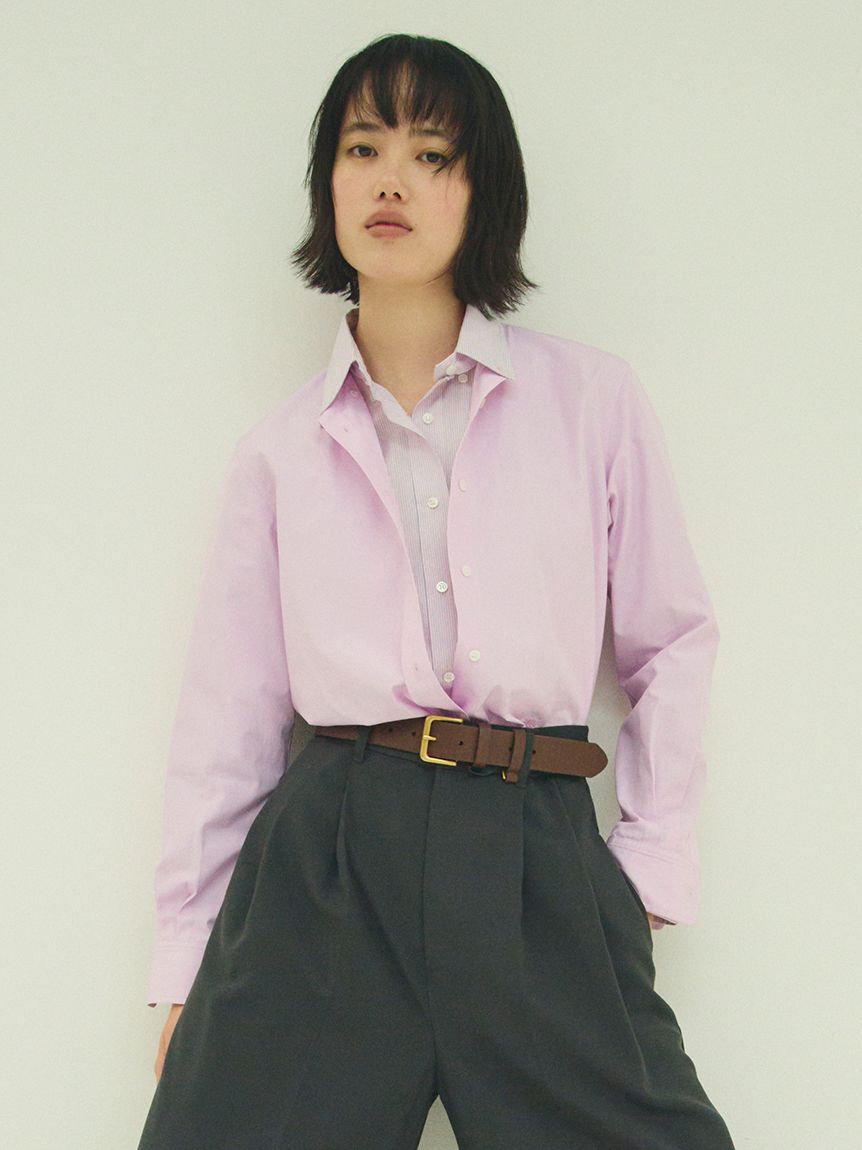 Mila Owen「ＴＨＯＭＡＳ　ＭＡＳＯＮシャツ」|シャツ・ブラウス|