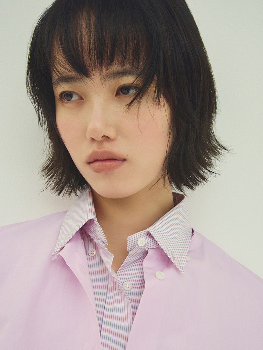 Mila Owen「ＴＨＯＭＡＳ　ＭＡＳＯＮシャツ」|シャツ・ブラウス|