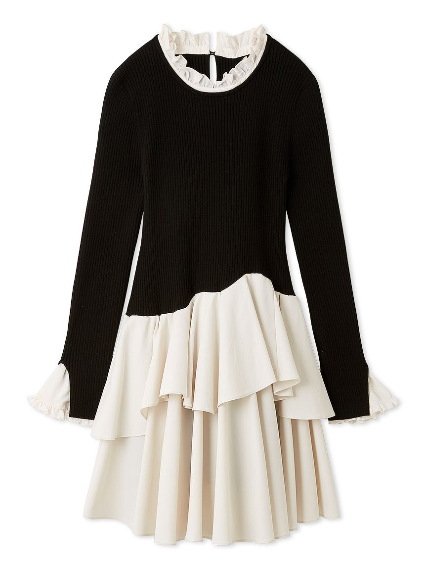 SNIDEL「Sustainableドッキングミニニットワンピース」|ワンピース|