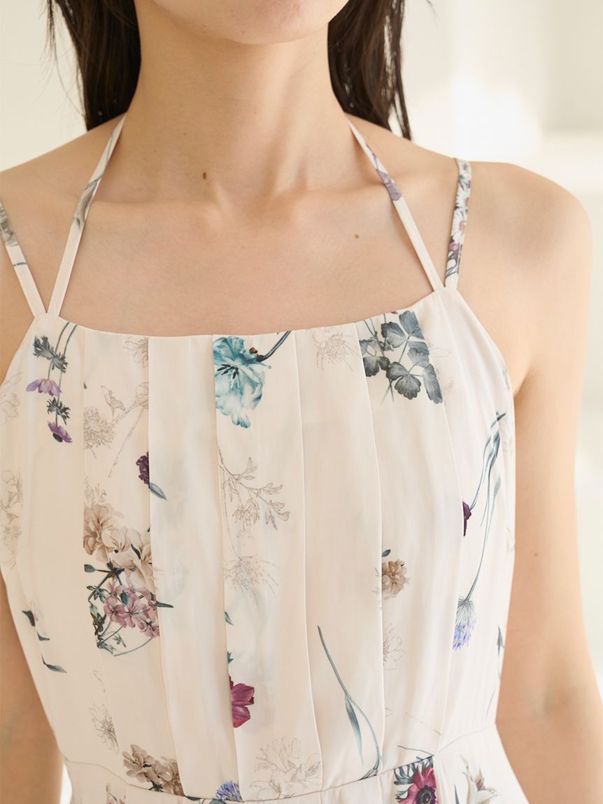 SNIDEL「カーデセットフローラルプリントキャミワンピース」|ワンピース|