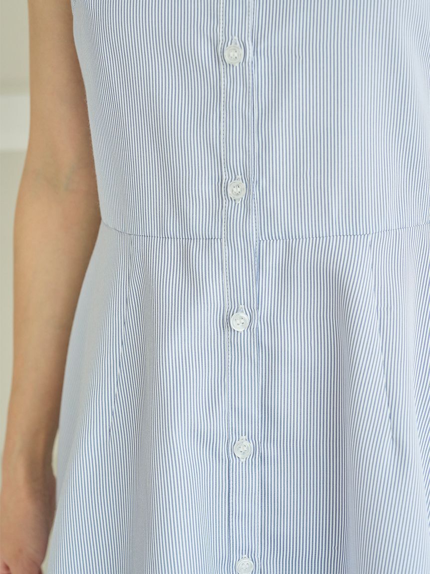 SNIDEL「シャツレイヤードニットチュニック」|チュニック|