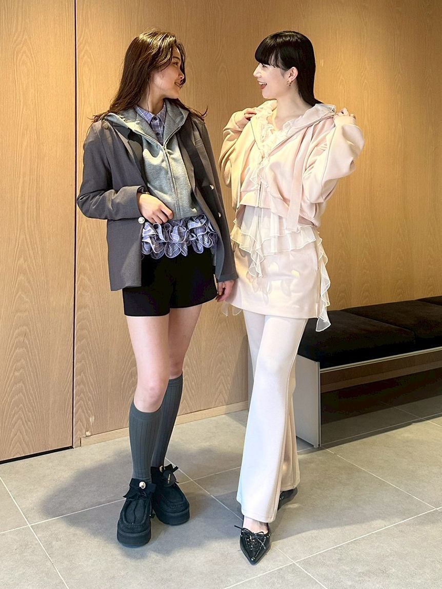 LILY BROWN「ボンディングセットアップ」|ワンピース|