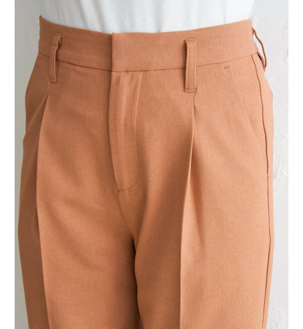 ikka「リネンライクテーパードパンツ」|その他|