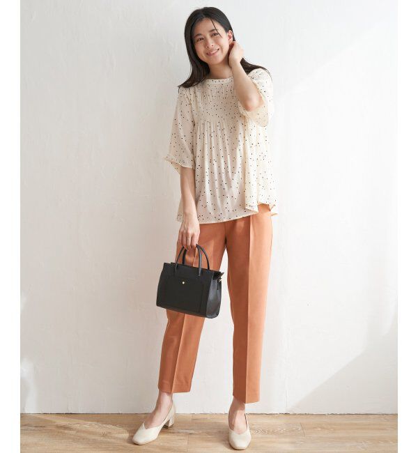 ikka「リネンライクテーパードパンツ」|その他|