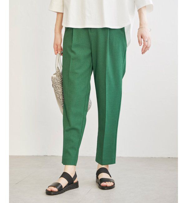 ikka「リネンライクテーパードパンツ」|その他|