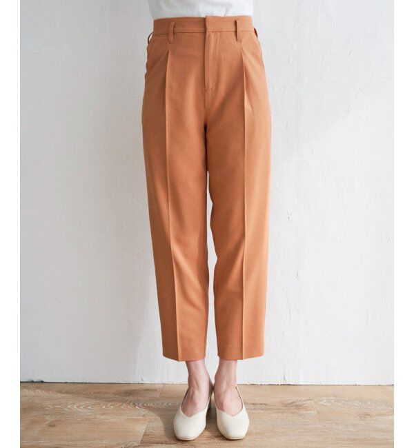 ikka「リネンライクテーパードパンツ」|その他|